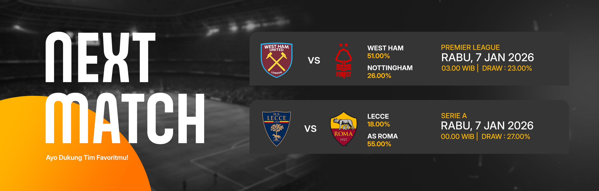 JADWAL BOLA 07 JANUARI 2026