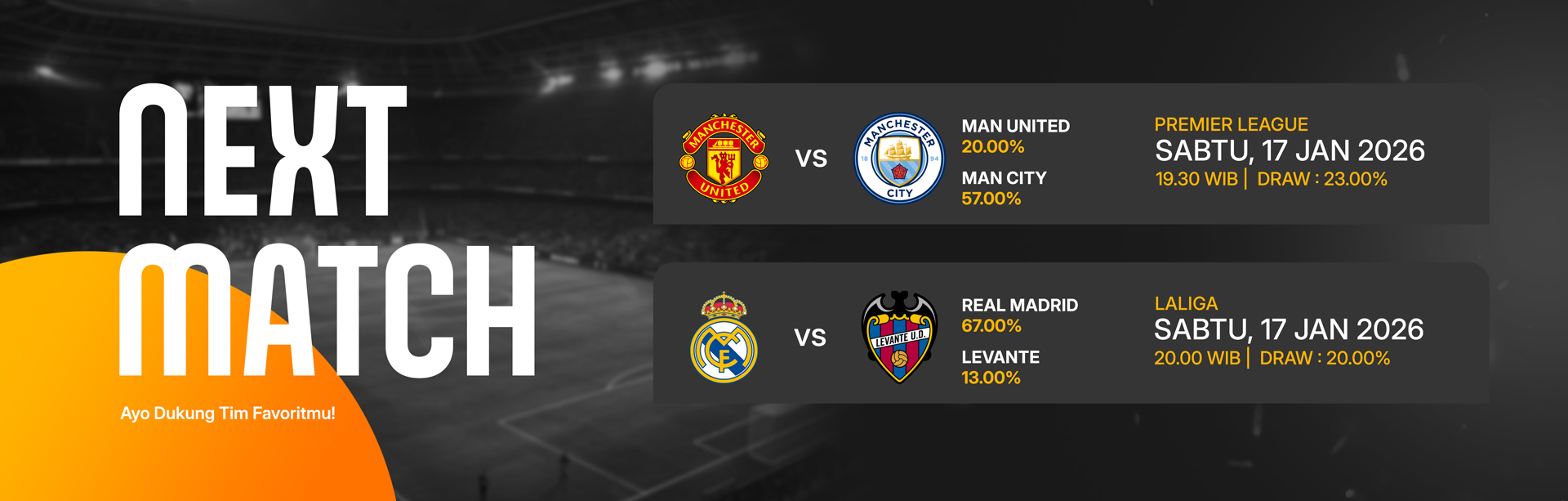 JADWAL BOLA 17 JANUARI 2026