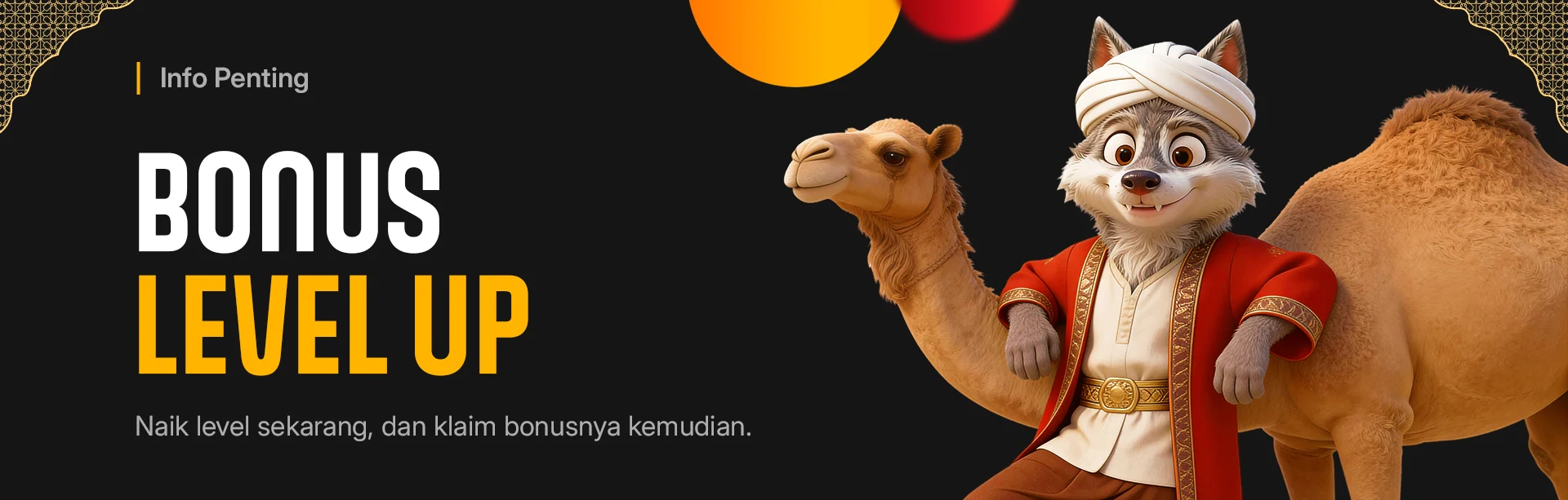 BONUS LEVEL UP DI LEADERBOARD !