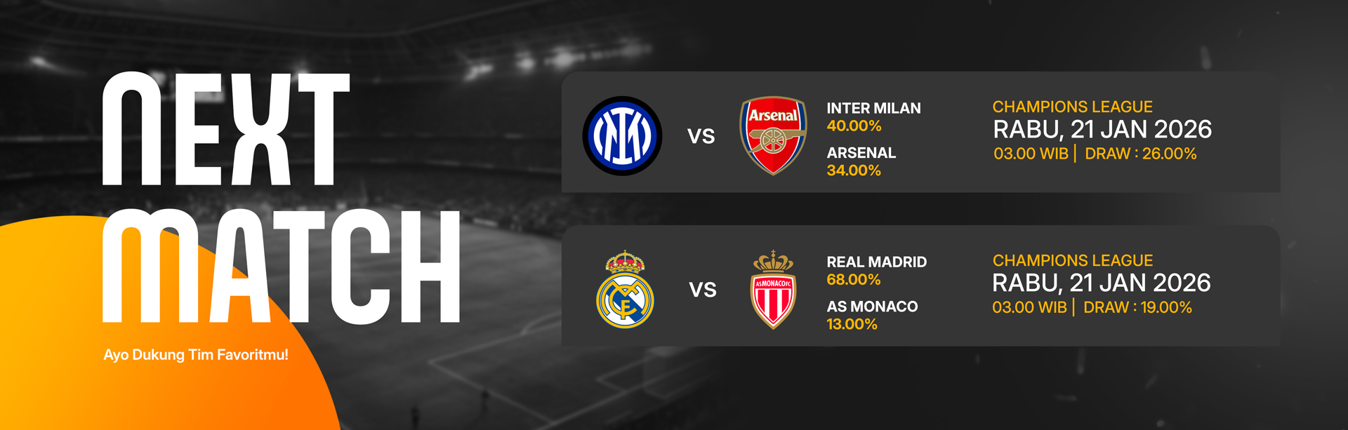 JADWAL BOLA 21 JANUARI 2026