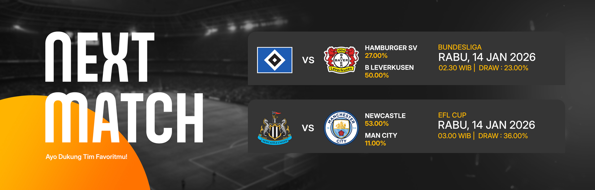 JADWAL BOLA 14 JANUARI 2026