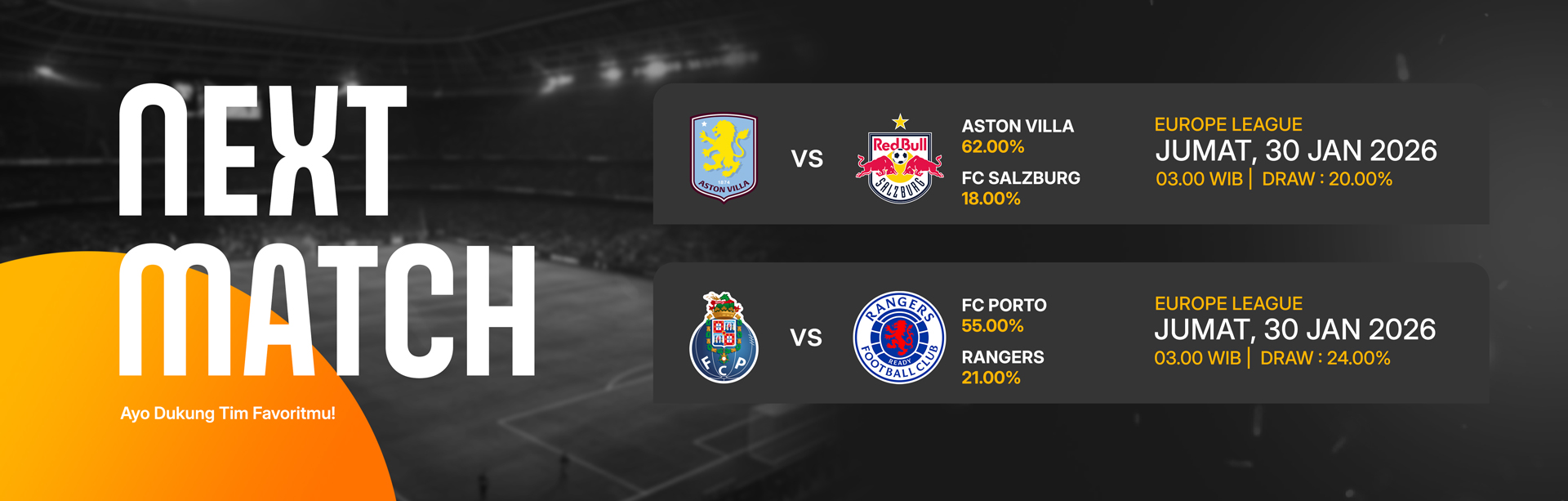 JADWAL BOLA 30 JANUARI 2026