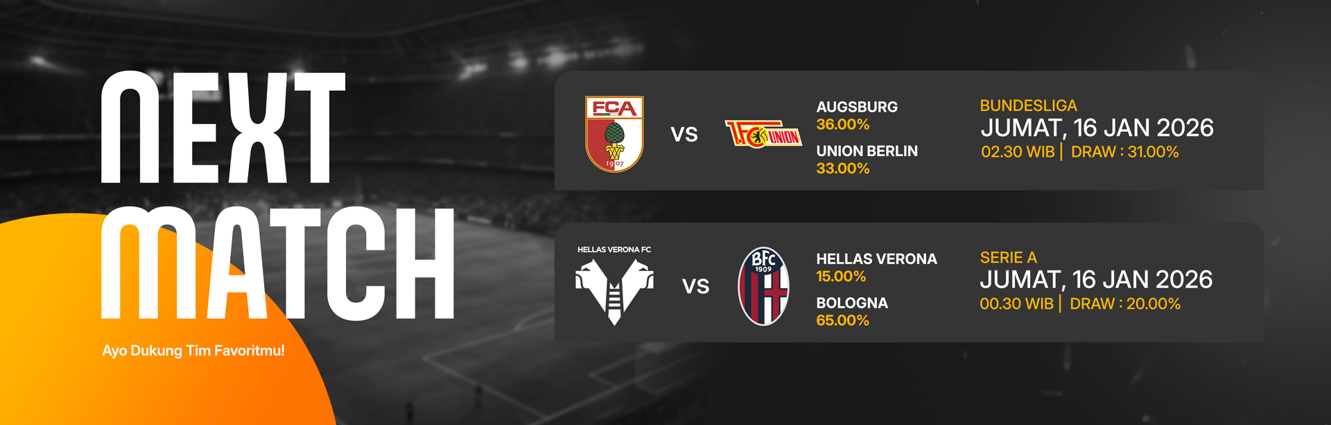 JADWAL BOLA 16 JANUARI 2026