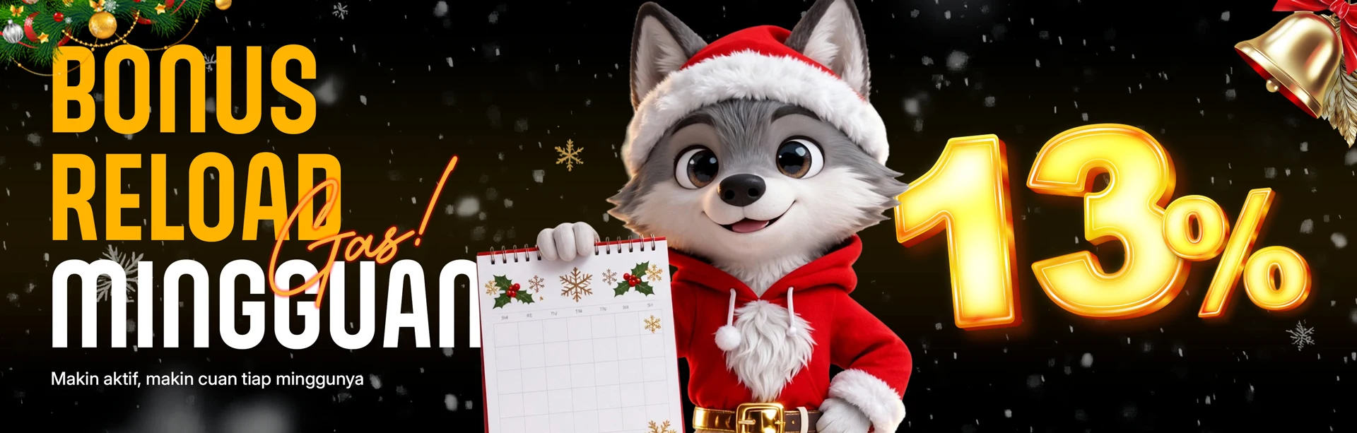 BONUS RELOAD MINGGUAN