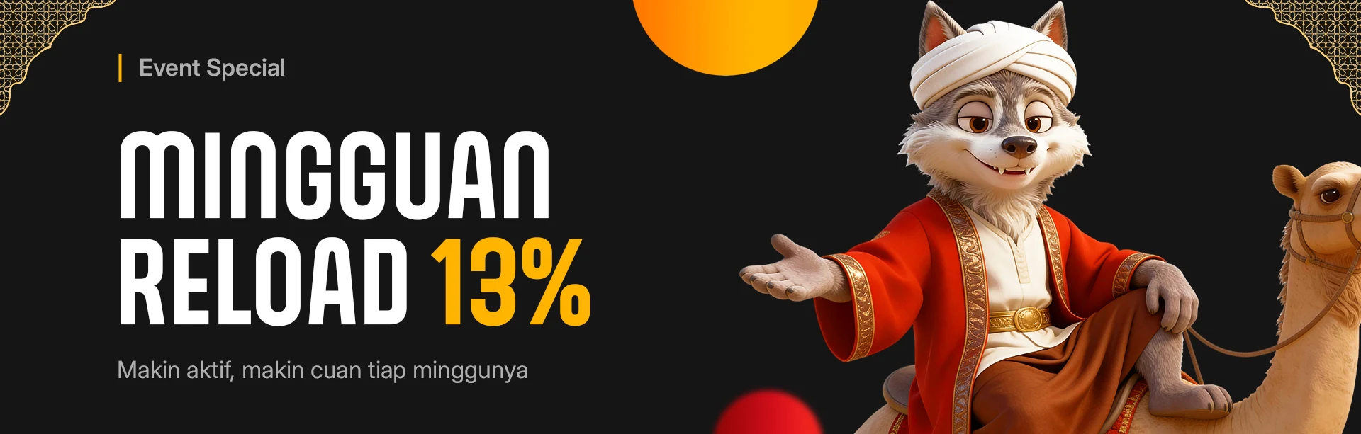 BONUS RELOAD MINGGUAN