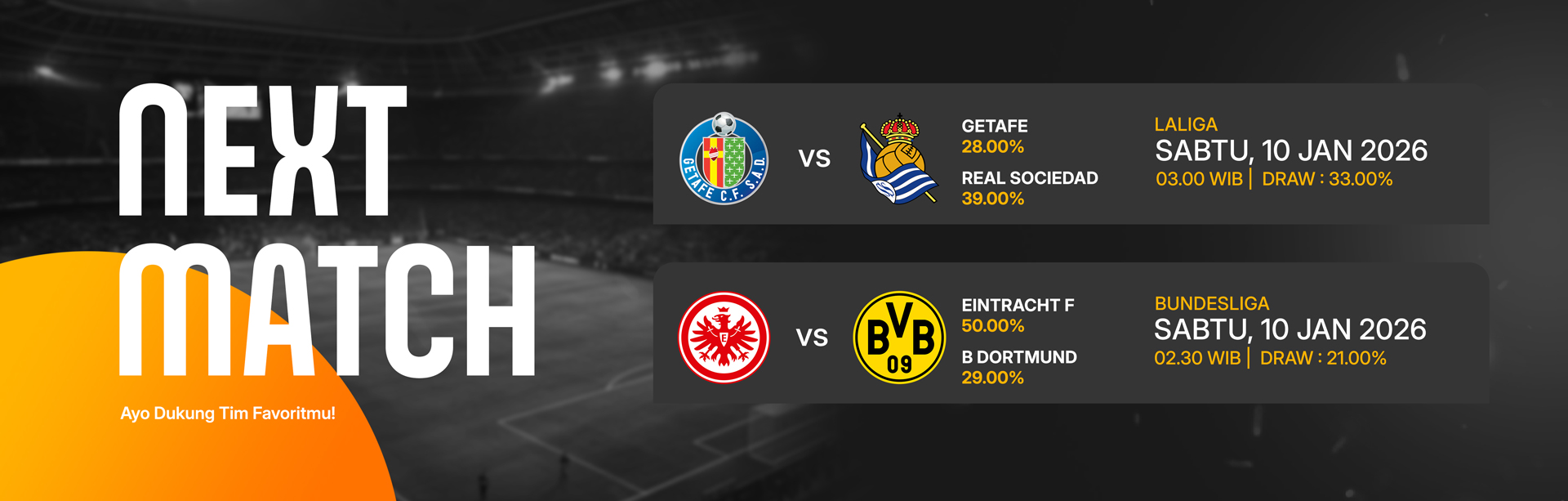 JADWAL BOLA 10 JANUARI 2026