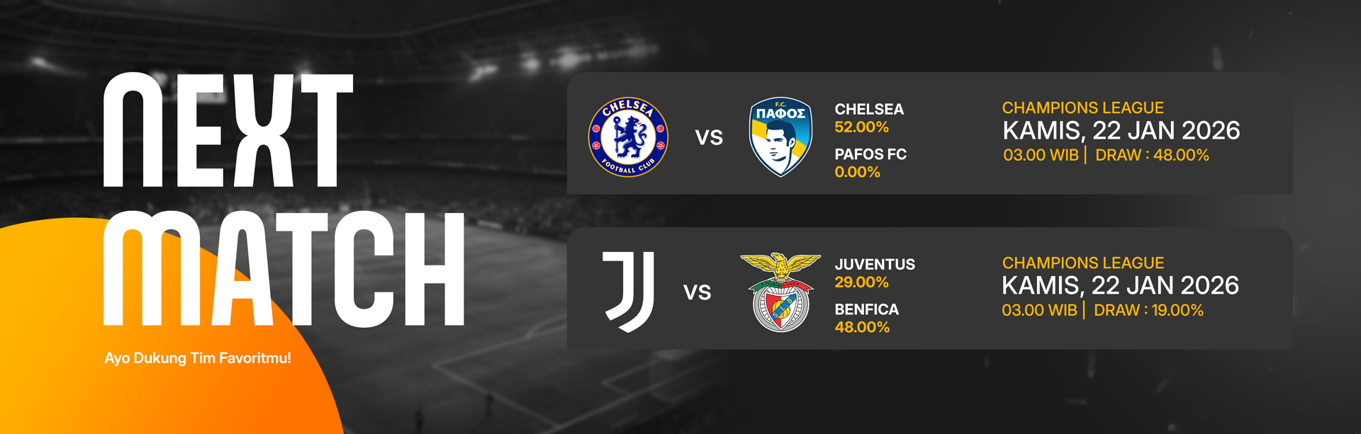 JADWAL BOLA 22 JANUARI 2026