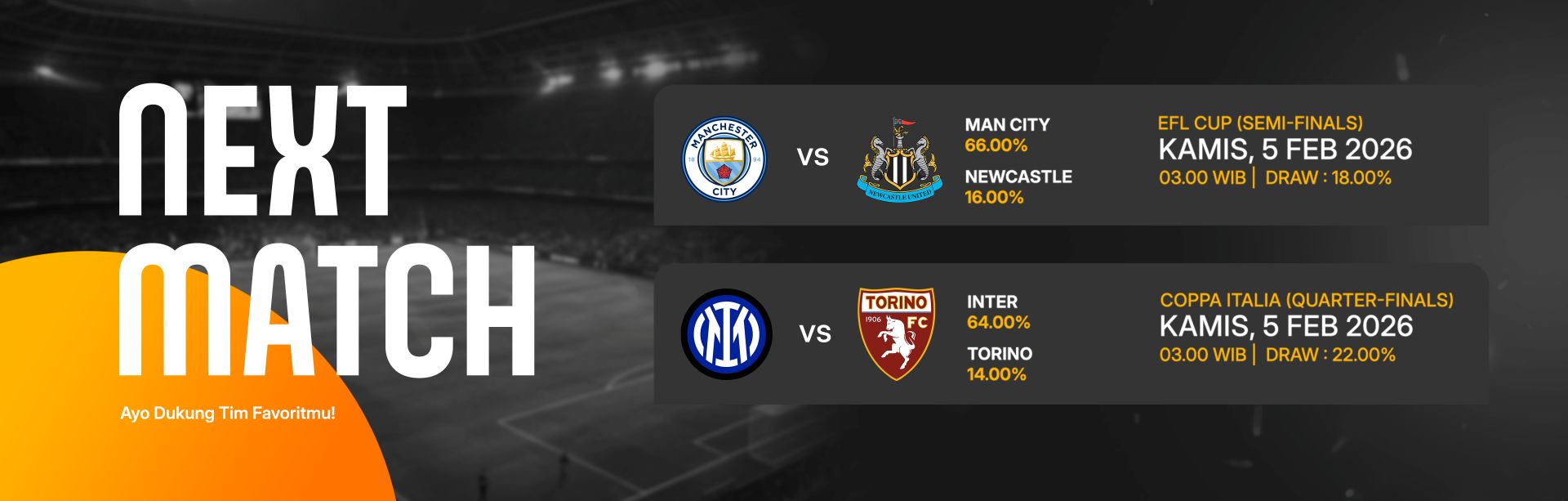 JADWAL BOLA 05 FEBRUARI 2026