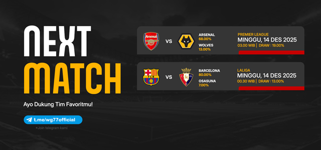 JADWAL BOLA 14 DESEMBER 2025