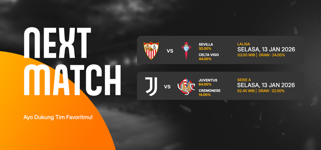 JADWAL BOLA 13 JANUARI 2026