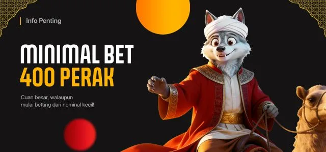 MINIMAL BET 400 PERAK