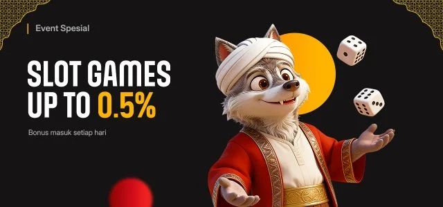ROLLINGAN SLOT HARIAN 0.5%