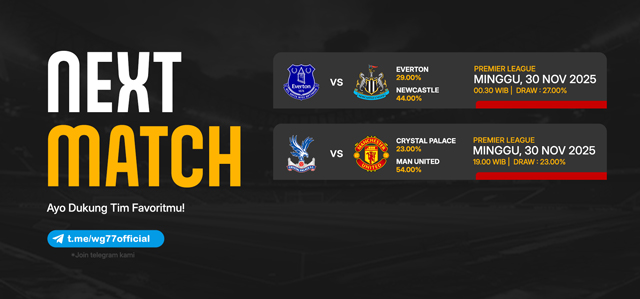 JADWAL BOLA 30 NOVEMBER 2025