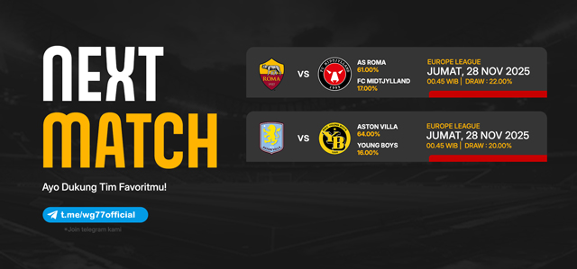 JADWAL BOLA 28 NOVEMBER 2025