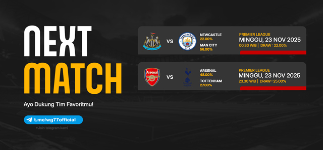 JADWAL BOLA 23 NOVEMBER 2025