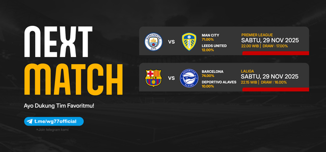 JADWAL BOLA 29 NOVEMBER 2025