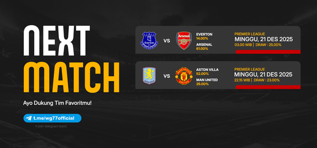 JADWAL BOLA 21 DESEMBER 2025