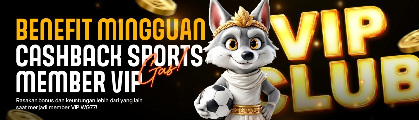 CASHBACK SPORT MINGGUAN MEMBER VIP