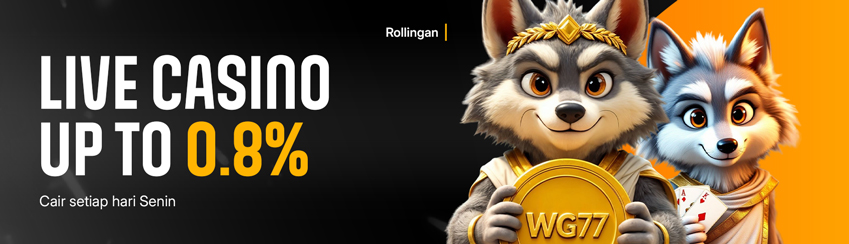 ROLLINGAN CASINO MINGGUAN 0,8%