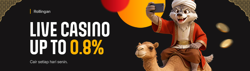 ROLLINGAN CASINO MINGGUAN 0,8%