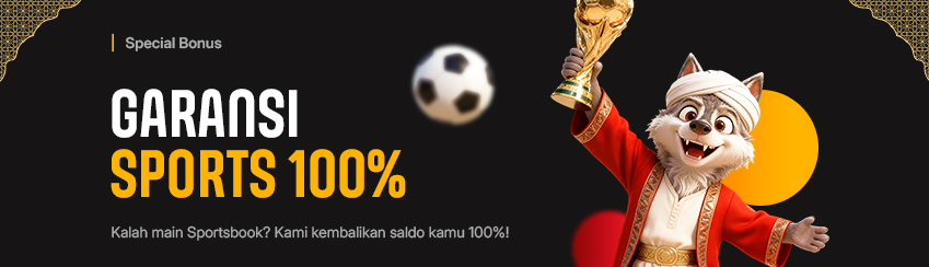 🏆 BONUS GARANSI SPORTSBOOK 100% 