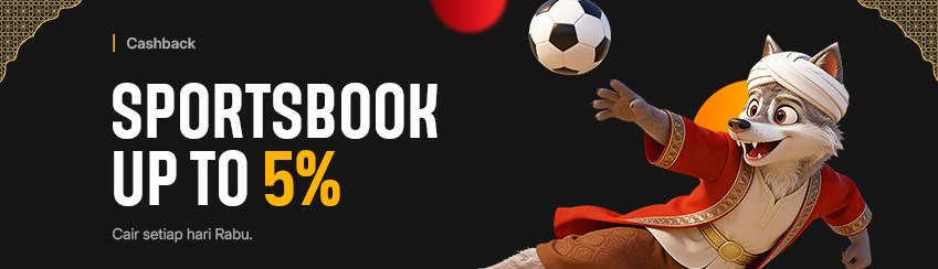 CASHBACK SPORT MINGGUAN 5%