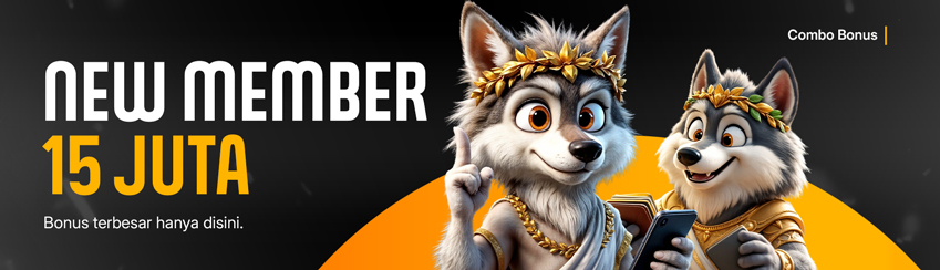 COMBO WELCOME BONUS UP TO Rp15.000.000