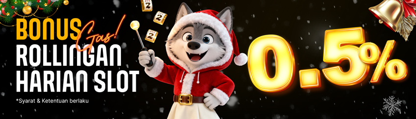 ROLLINGAN SLOT HARIAN 0.5%