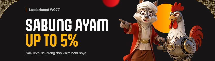 CASHBACK SABUNG AYAM MINGGUAN 5%