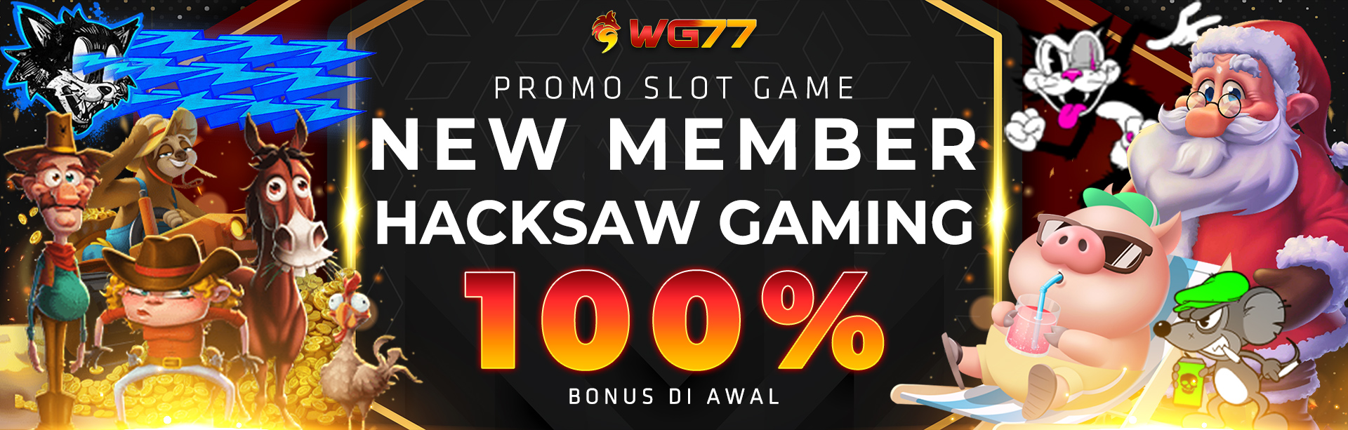 HACKSAW BONUS 100%